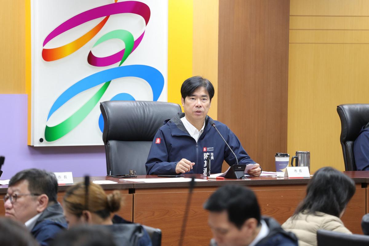 陳其邁支持運發局推出國高中生銅板價看球專案。 圖：高雄市新聞局/提供