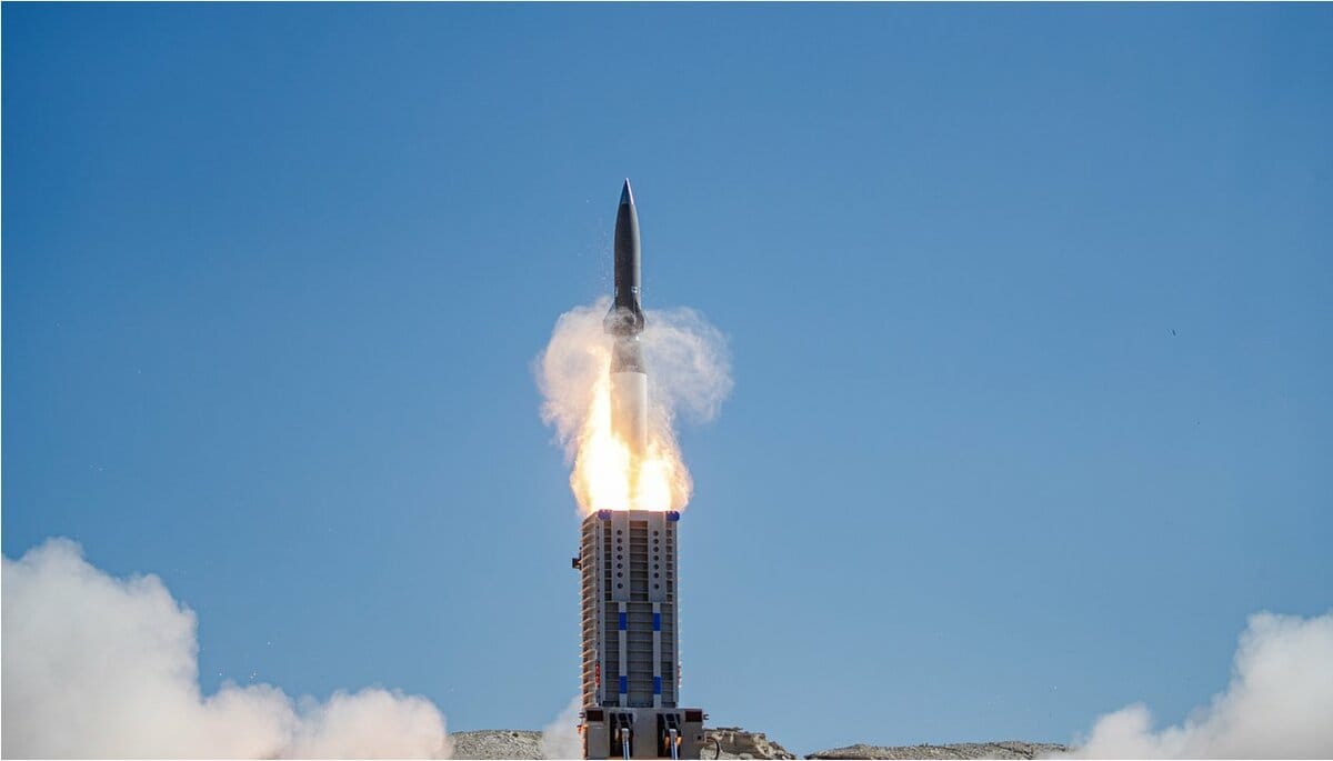 日本試射自製的高速滑翔飛彈 圖：翻攝自日本防衛省防衛裝備廳的Ｘ