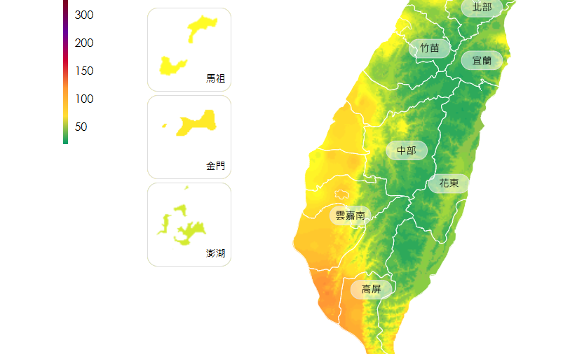 敏感族注意！西半部擴散條件差 雲嘉南、高屏空品亮橘燈