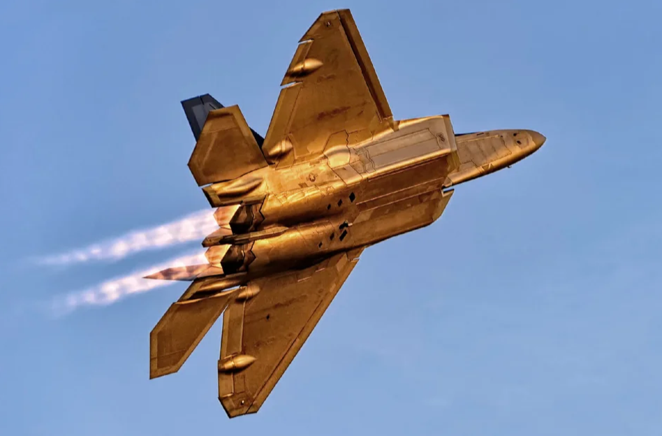 F-22戰機。 圖:翻攝自騰訊網