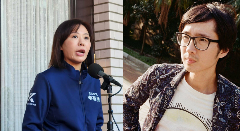 李彥秀揚言提告，溫朗東12日搶先到北檢告發李彥秀涉犯圖利罪，呼籲公開中州科大協調會的會議紀錄。 圖：李建豪／攝、溫朗東臉書（新頭殼合成)