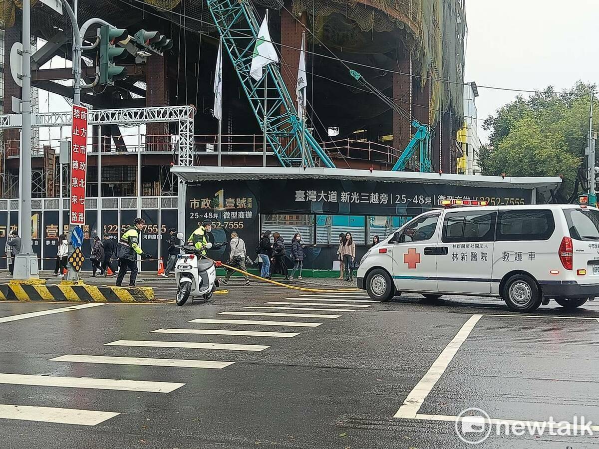 新光氣爆傷重澳門女童今返鄉，公司副本部長表示將全額負擔專機及後續醫療費用。(圖為台中新光三越氣爆狀況) 圖: 唐復年 /  攝影