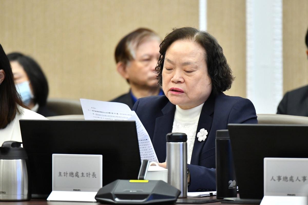 主計總處主計長陳淑姿。 圖：行政院提供