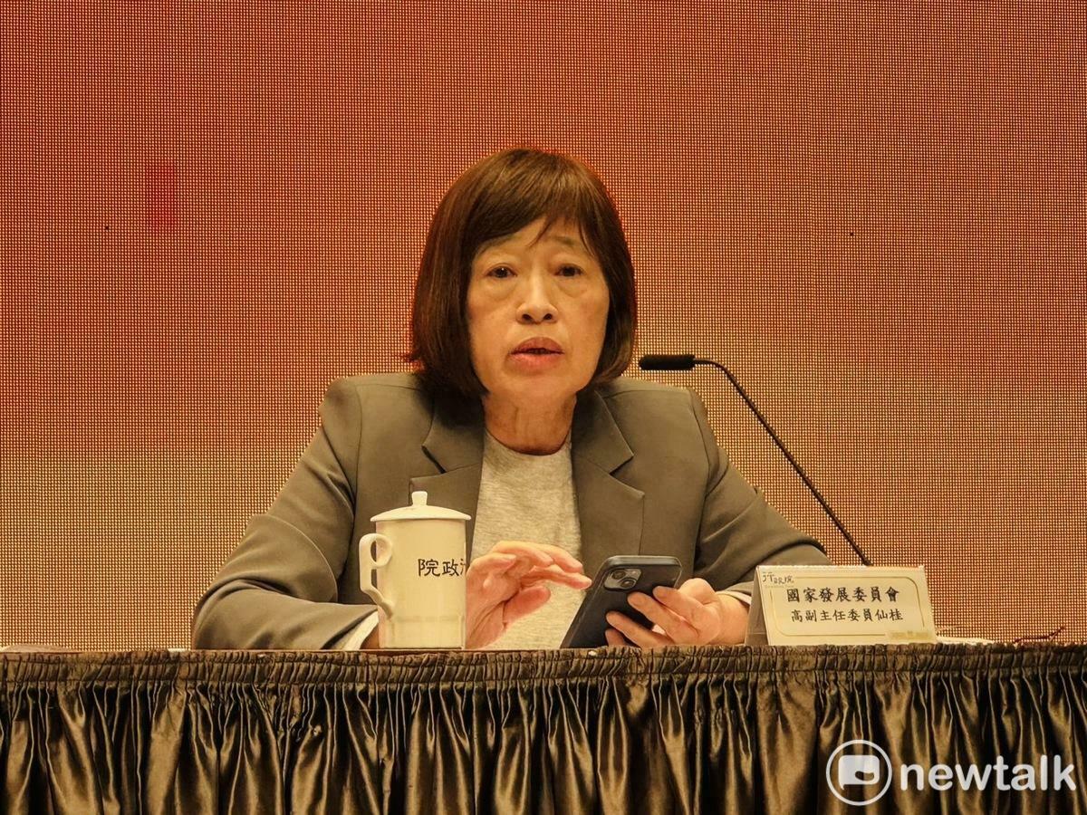 國發會副主委高仙桂。 圖：謝莉慧/攝