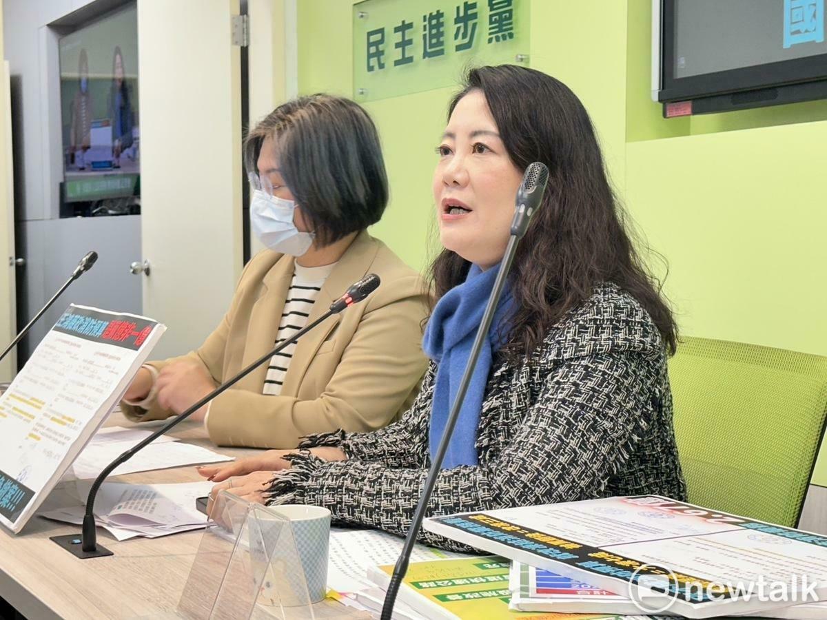 民進黨團幹事長吳思瑤強調，希望朝野協商不設前提、窮盡一切努力為總預算尋解方。 圖：金大鈞/攝