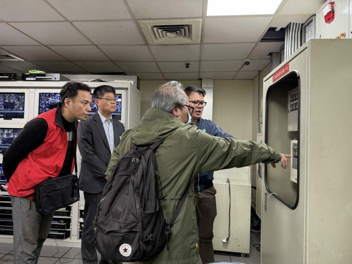 台北市政府昨日啟動市內百貨商場天然氣無預警稽查。 圖：台北市政府／提供
