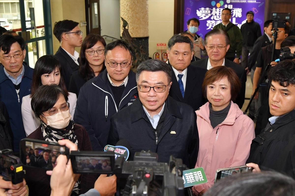 卓榮泰表示，總統非常關心此事，會在適當的時間持續對地方做更多的關懷跟需要上的協助。 圖：行政院/提供