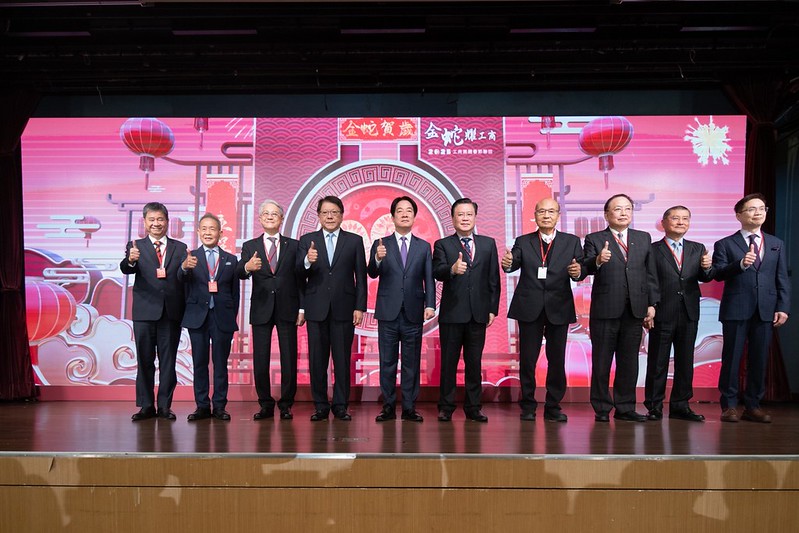 總統賴清德出席「114年工商團體春節聯誼」。 圖：總統府提供