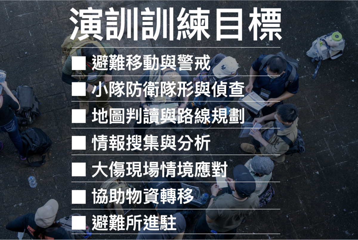 黑熊學院舉辦「藍鵲行動」演訓活動訓練目標。 圖：翻攝kuma-academy.org