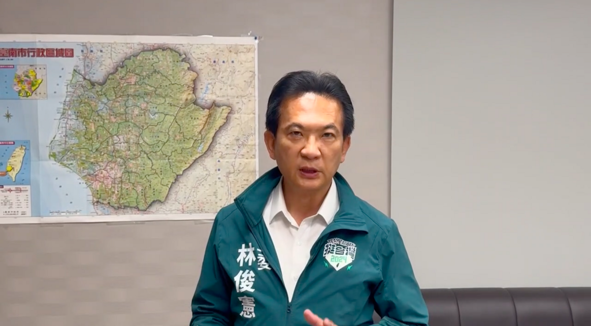 民進黨立委林俊憲強調，面對虛假、作弊的罷免，他一定會提告。 圖：翻攝自林俊憲提供影片