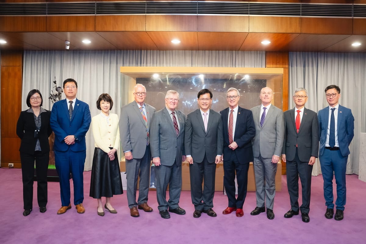 林佳龍款宴加拿大國會跨黨派議員訪團。 圖：翻攝林佳龍臉書
