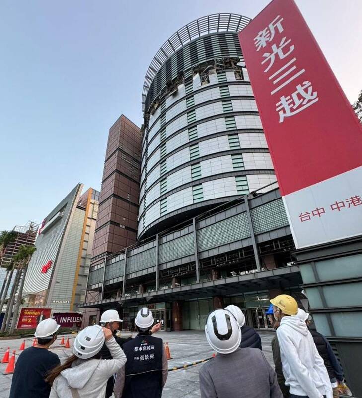 新光三越氣爆案台中地檢持續傳訊證人。 圖：台中市政府（資料照片）