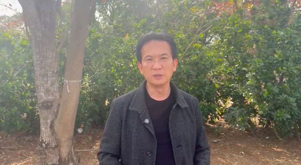 民進黨立委林俊憲調侃，傅崐萁刻意不出席協商是做政治姿態表達，韓國瑜成「空心」院長。 圖：翻攝自林俊線提供影片