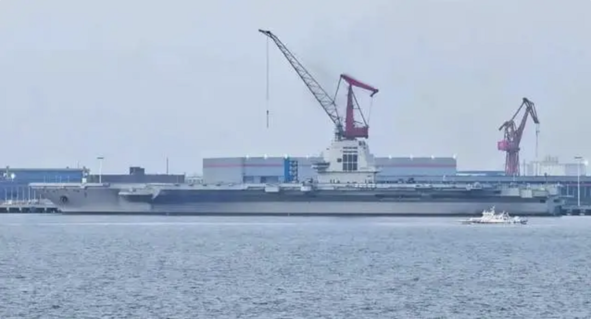 「福建艦」航母採用常規動力。 翻攝自 騰訊網 海事先鋒