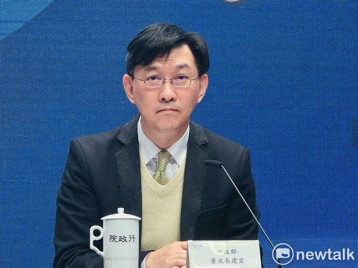 內政部次長董建宏。 圖：謝莉慧/攝（資料照）