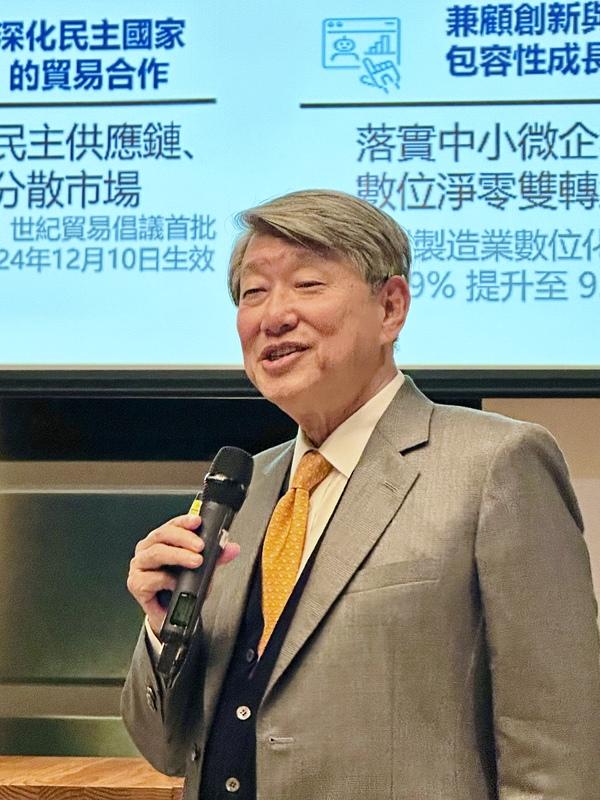 經濟部長郭智輝。 圖：朱蒲青/攝