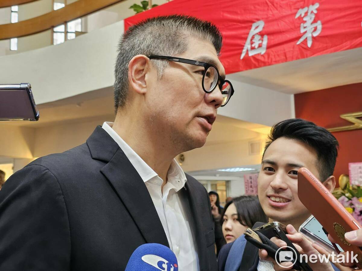連勝文認為民進黨為自己的政治利益及權力鬥爭推大罷免，跟中國搞文革一模一樣。 圖：林昀真/攝
