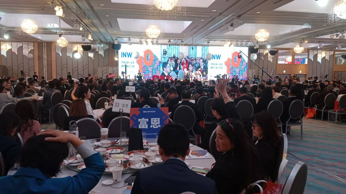 BNI高屏區正式啟動第10屆「國際人脈交流週 INW」。 圖：孫家銘攝