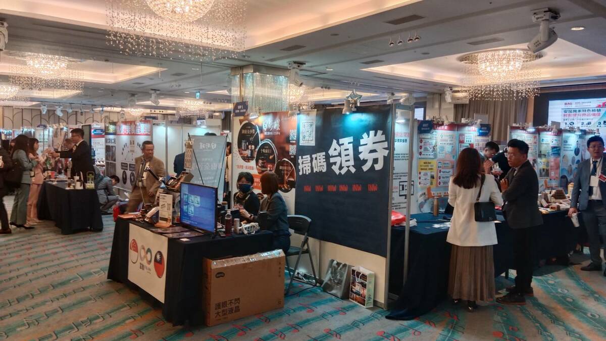現場提供會員設立攤位創造更多跨國合作機會。 圖：孫家銘攝