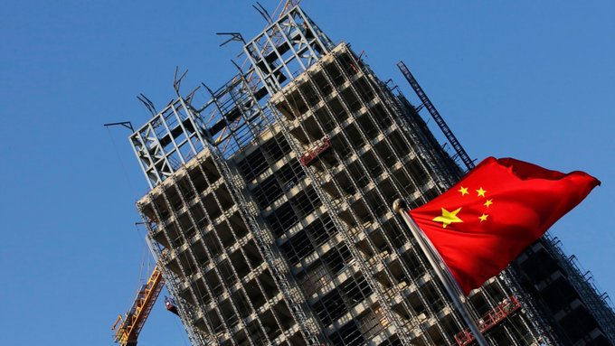 中國房地產市場的崩盤持續對中國產生深遠影響。 圖:擷自X帳號 @voacantonese