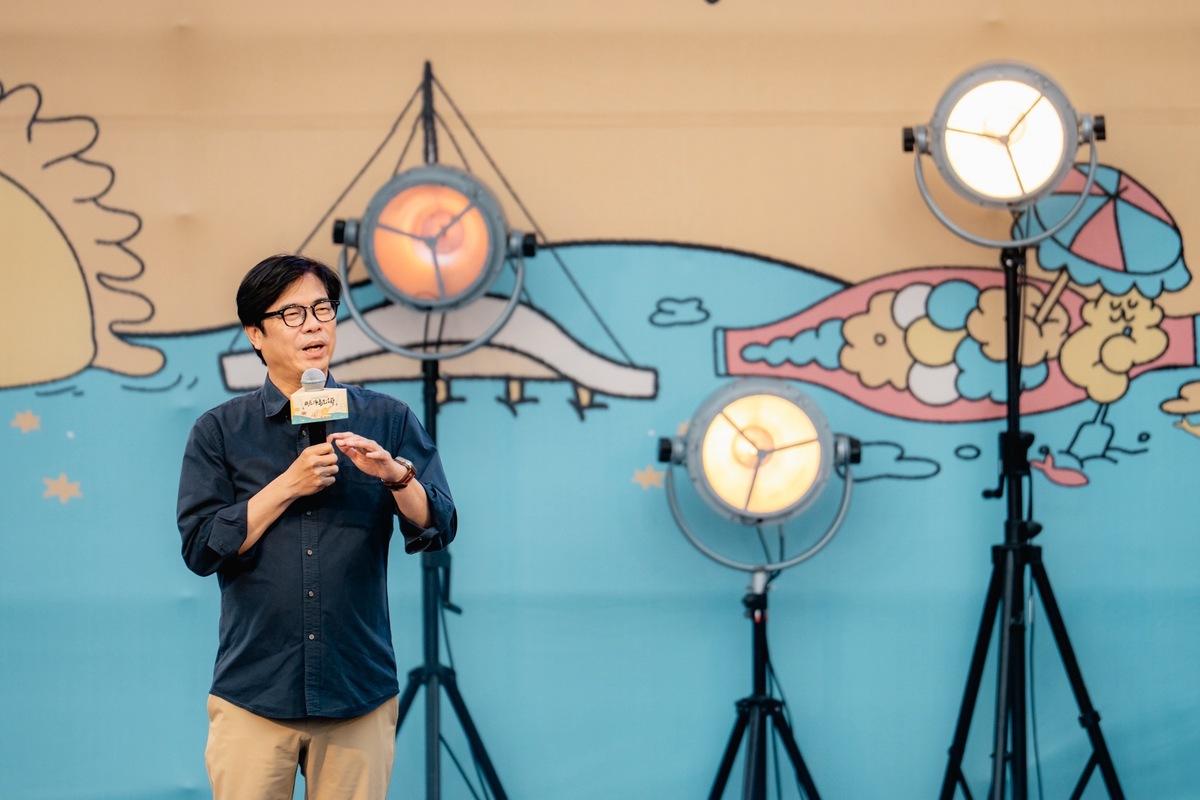 陳其邁致詞指出，高雄是一座充滿活力與多元文化的海港城市。 圖：高雄市行國處/提供
