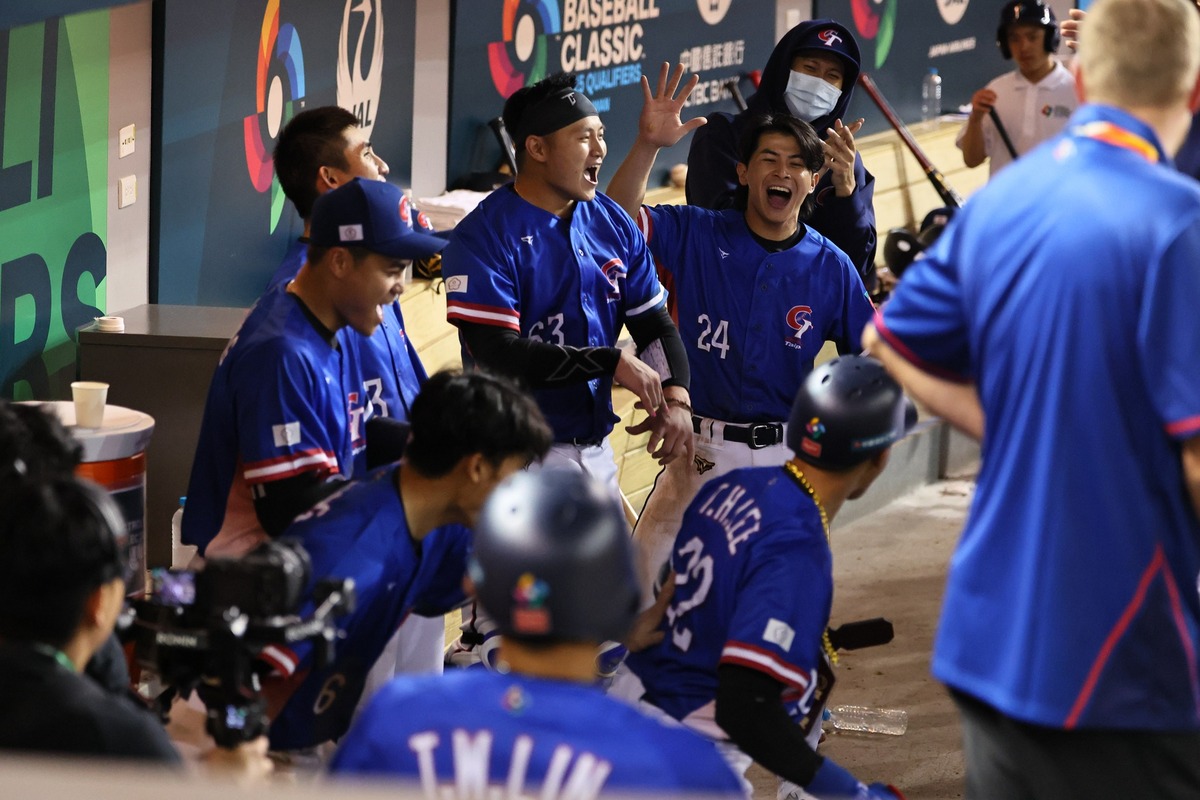 世界棒球經典賽資格賽（WBCQ）火熱開打，台灣隊以9:1成績大勝南非。 圖：翻攝CPBL 中華職棒