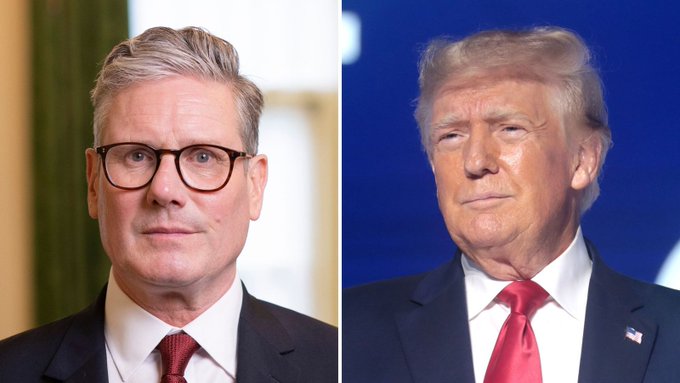 英國首相基爾 · 史達默（Sir Keir Starmer）計劃在下週與美國總統唐納 · 川普（Donald Trump）會談時，強調烏克蘭主權的重要性。 圖: 擷自X帳號@JudeJack