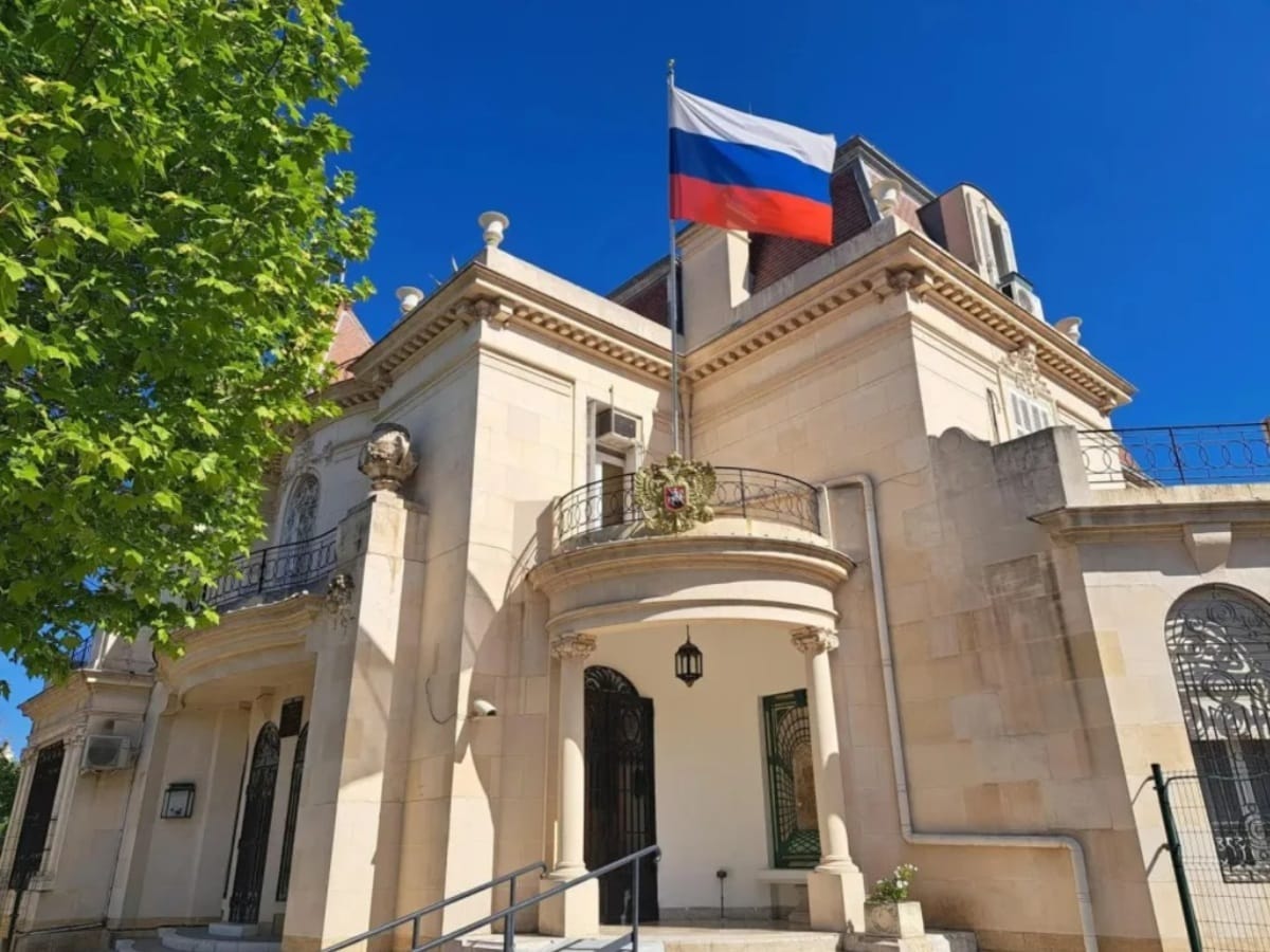 俄羅斯駐法國馬賽總領事館。 圖：翻攝「臉書」@consulatrussiemarseille(資料照片)