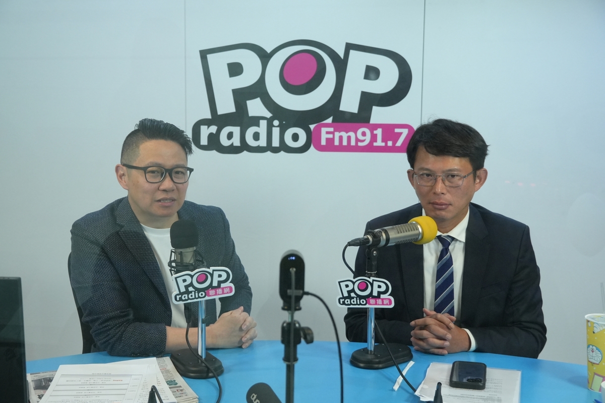 民眾黨立委黃國昌接受《POP搶先爆》專訪。 圖：《POP搶先爆》製作單位 / 提供