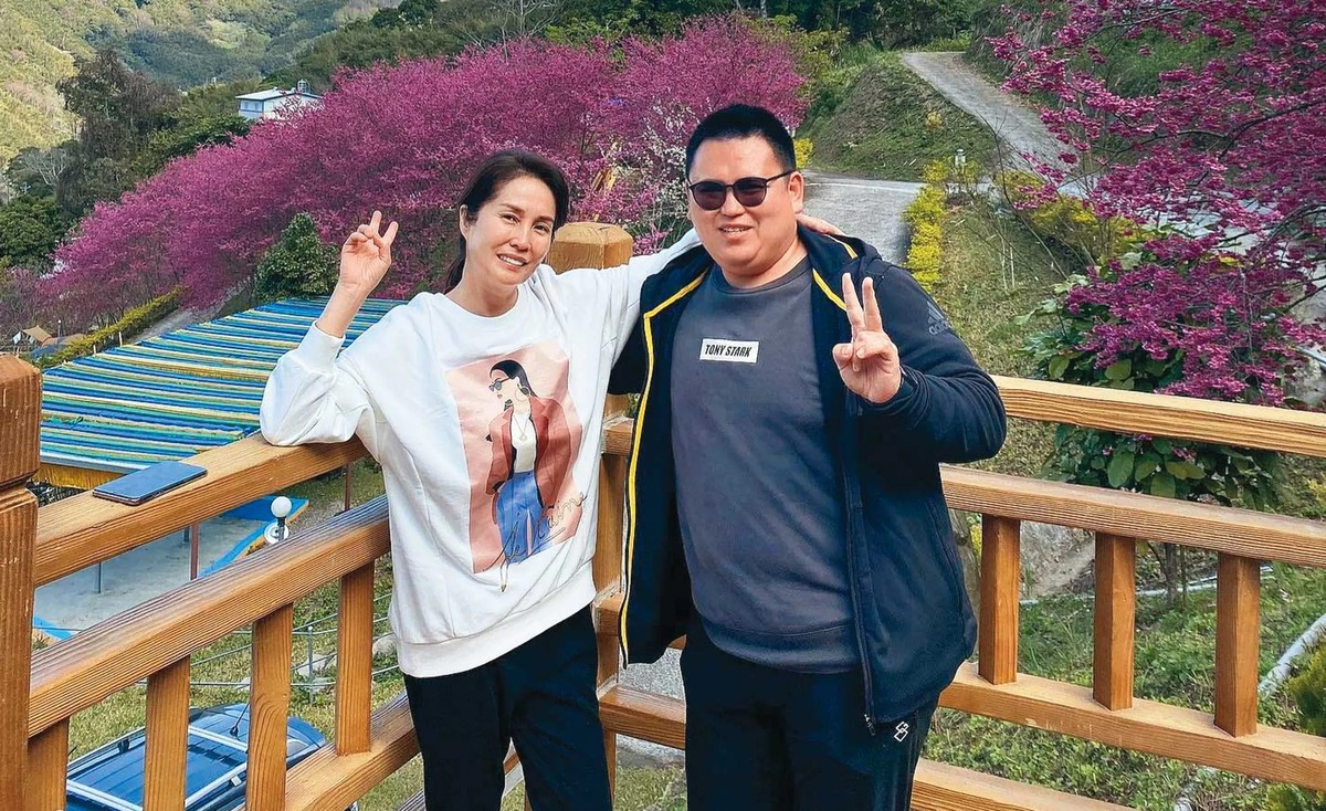 立委高金素梅（左）的侄子高晉揚（右）捲入苗栗溫泉飯店開發弊案。 圖：翻攝高晉揚臉書