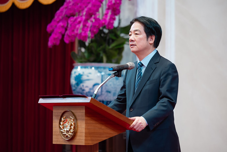 賴清德總統今（26）日主持「中華民國114年3月份將官晉任授階典禮」。 圖：總統府提供