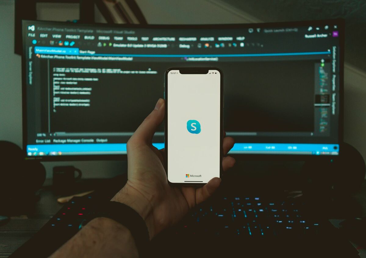 微軟宣布即時通訊軟體Skype將於5月5日正式停用。（取自Unsplash）
