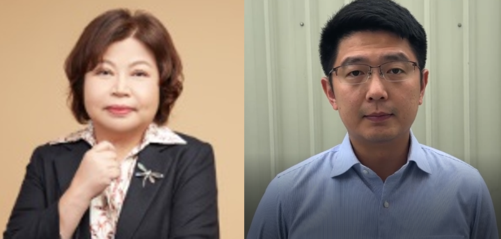 台中市政府地政局長吳存金（左）疑涉特別費不當使用請辭獲准。民進黨市議員黃守達（右）表示，就算吳存金局長請辭，盧秀燕市長仍有義務向市民交代清楚。 圖：新頭殼合成
