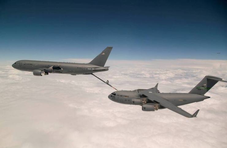 波音KC-46空中加油機。 圖 : 達志影像/路透社（資料照片）