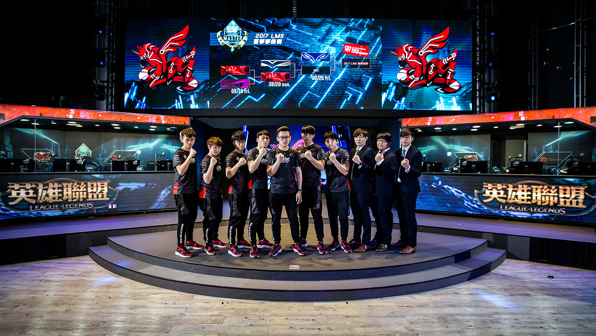 2017 LMS 夏季季後賽第一輪賽事由 ahq 浴血晉級。 圖：Garena/提供