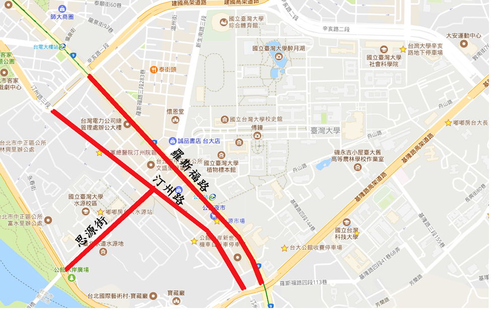 106年9月4日起公館地區機車停車格納入收費路段。 圖：台北市停車管理工程處/提供