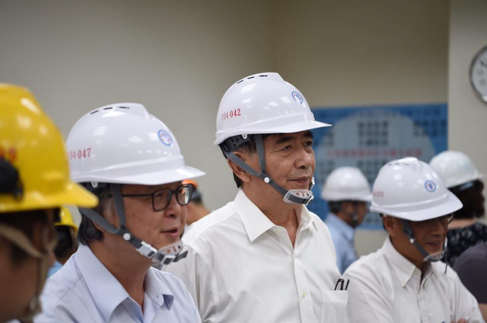 「815停電事故行政調查專案小組」今（24）天到大潭電廠現地實勘。 圖：行政院/提供