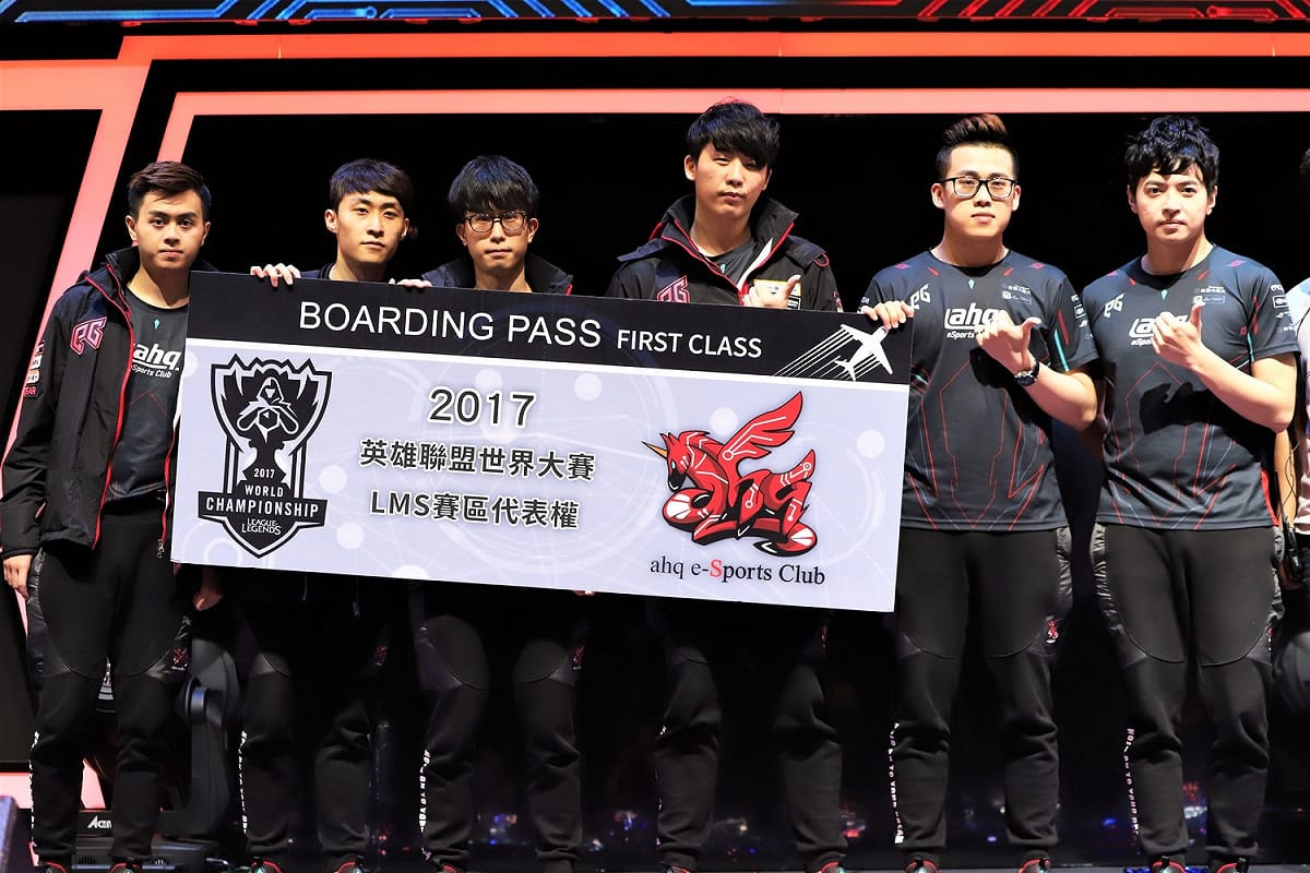 奪得亞軍的ahq則以第二種子隊的身分前往世界賽。 圖：蔡幸秀/攝