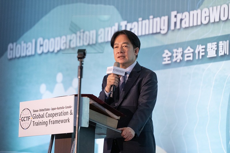 賴清德總統今（4）日上午出席「全球合作暨訓練架構（GCTF）全社會韌性建立、整備與應變研習營」開幕典禮。 圖：總統府提供