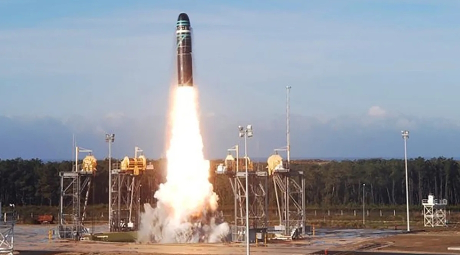 法國在地面測試的M51彈道飛彈。 圖 : 翻攝自DGA Missile Testing