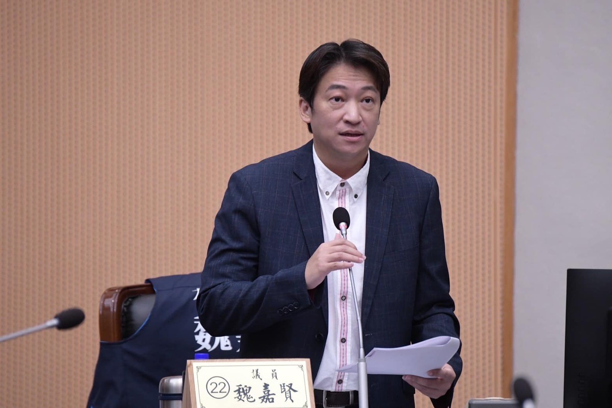 花蓮縣議員魏嘉賢。 圖：翻攝自魏嘉賢臉書（資料照）