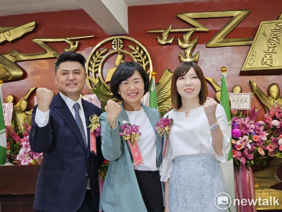 蘇巧慧期許未來黨團在新任總召廖宜琨帶領下，持續與新北黨部強化新北隊戰力，用更大的專業服務人民。 圖：林昀真/攝