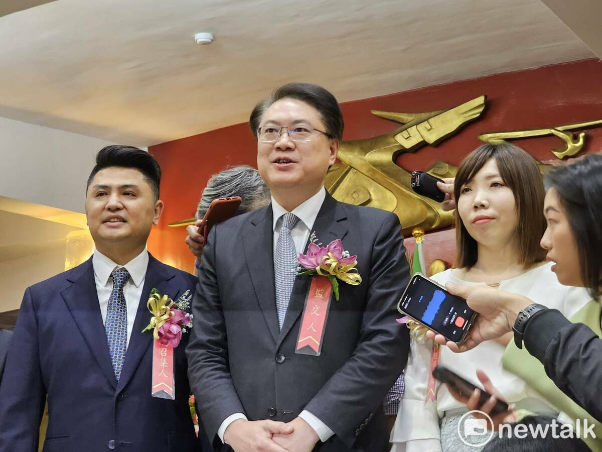 林右昌呼籲選務機關應就罷免綠委案是否涉偽造等相關事證，主動送交檢調偵辦。 圖：林昀真/攝