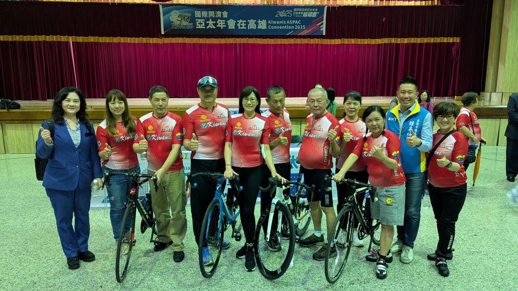 公益單車超環島隊伍將橫跨全台「五極點1250公里」挑戰之旅。 圖：國際同濟會台灣總會/提供