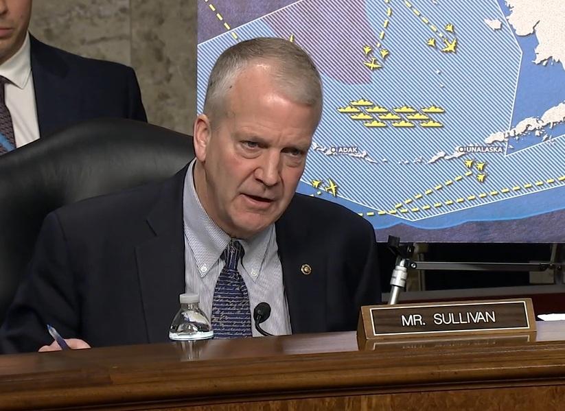 美國共和黨聯邦參議員蘇利文（Dan Sullivan）。 圖：Senator Dan Sullivan/YouTube