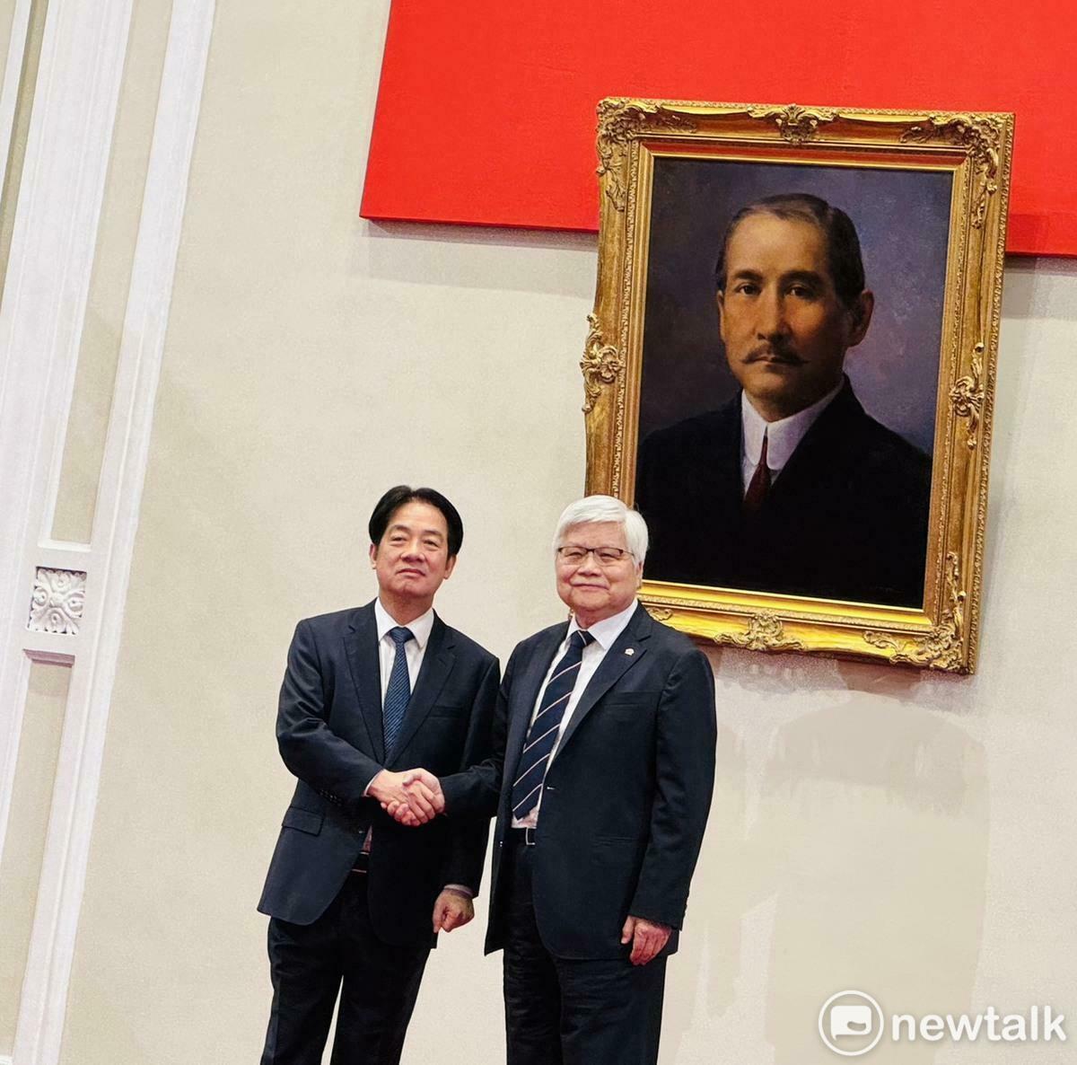 總統府今（6）日傍晚5點安排賴清德總統偕同美國返台的魏哲家召開記者會。 圖：謝莉慧/攝