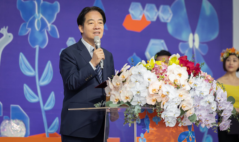 總統賴清德的兒子遭栗正傑指控躲在美國不回來當兵。 圖：總統府/提供（資料照）