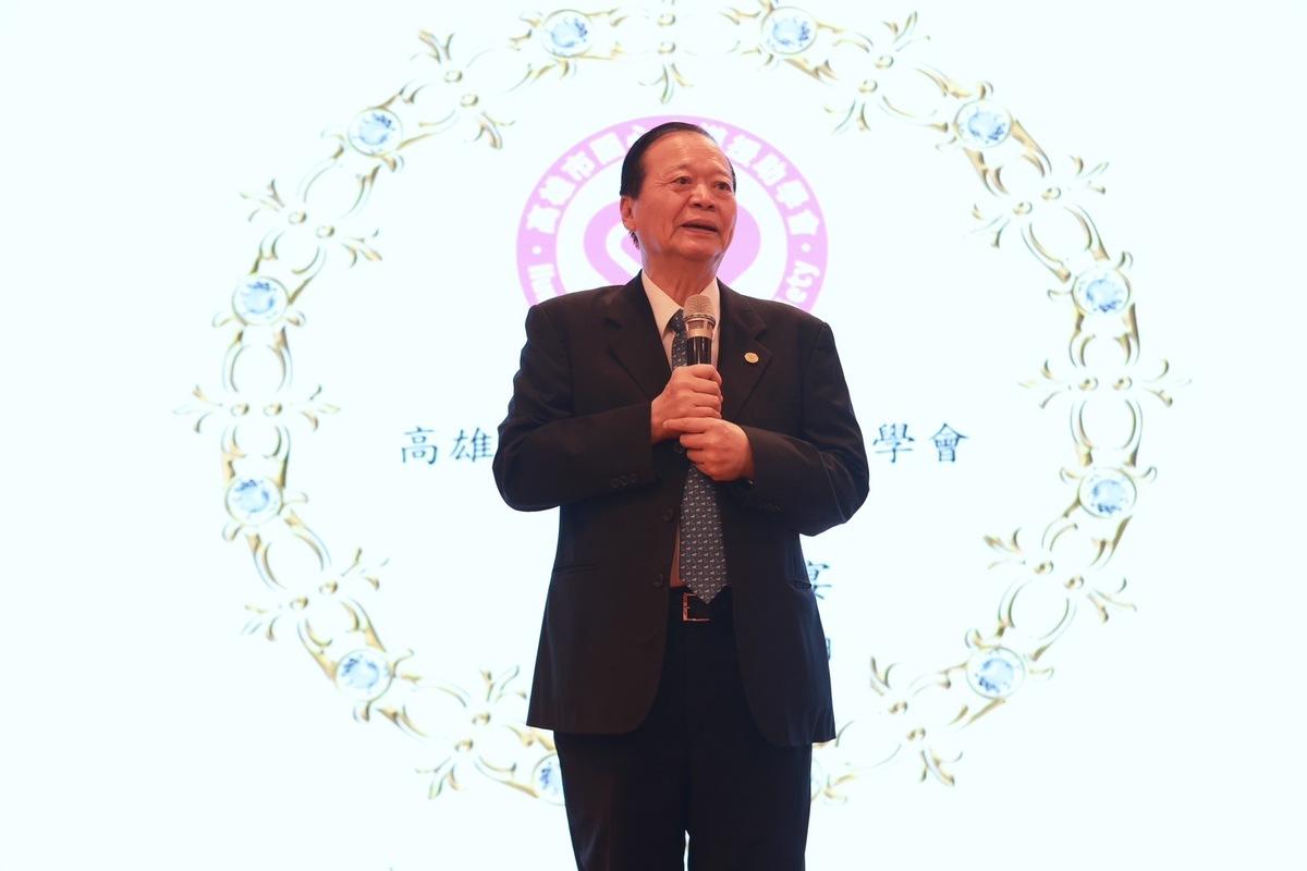 關心人道援助學會理事長黃良華致詞。 圖：關心人道援助學會/提供