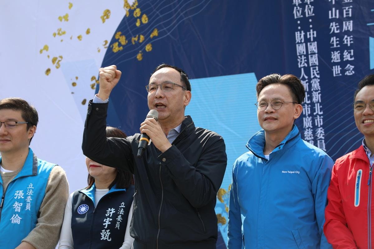 朱立倫強調，絕大多數民眾都是反大罷免。 圖：國民黨/提供