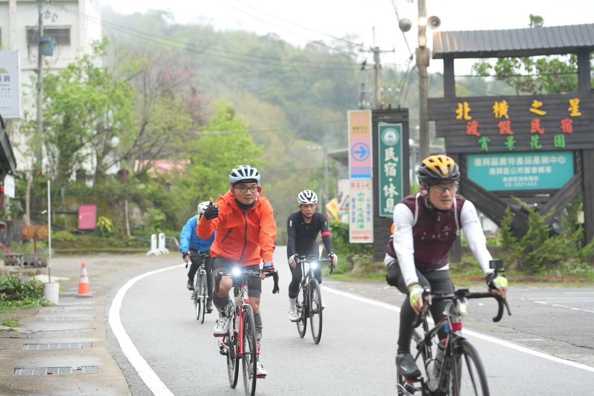 北橫美景、氣候怡人，非常適合自行車騎行。 圖：桃園市觀旅局/提供